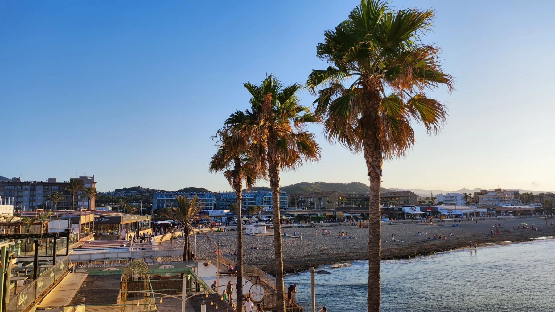 Promenade und Strand in Jávea